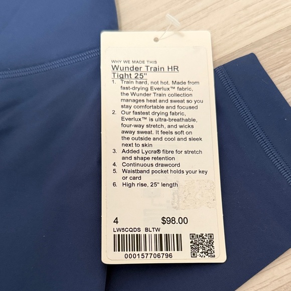 Lululemon Wunder Train High-Rise Tight 25” - Picture 4 of 9